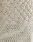 The Knotty Ones Handknit sweater ivory