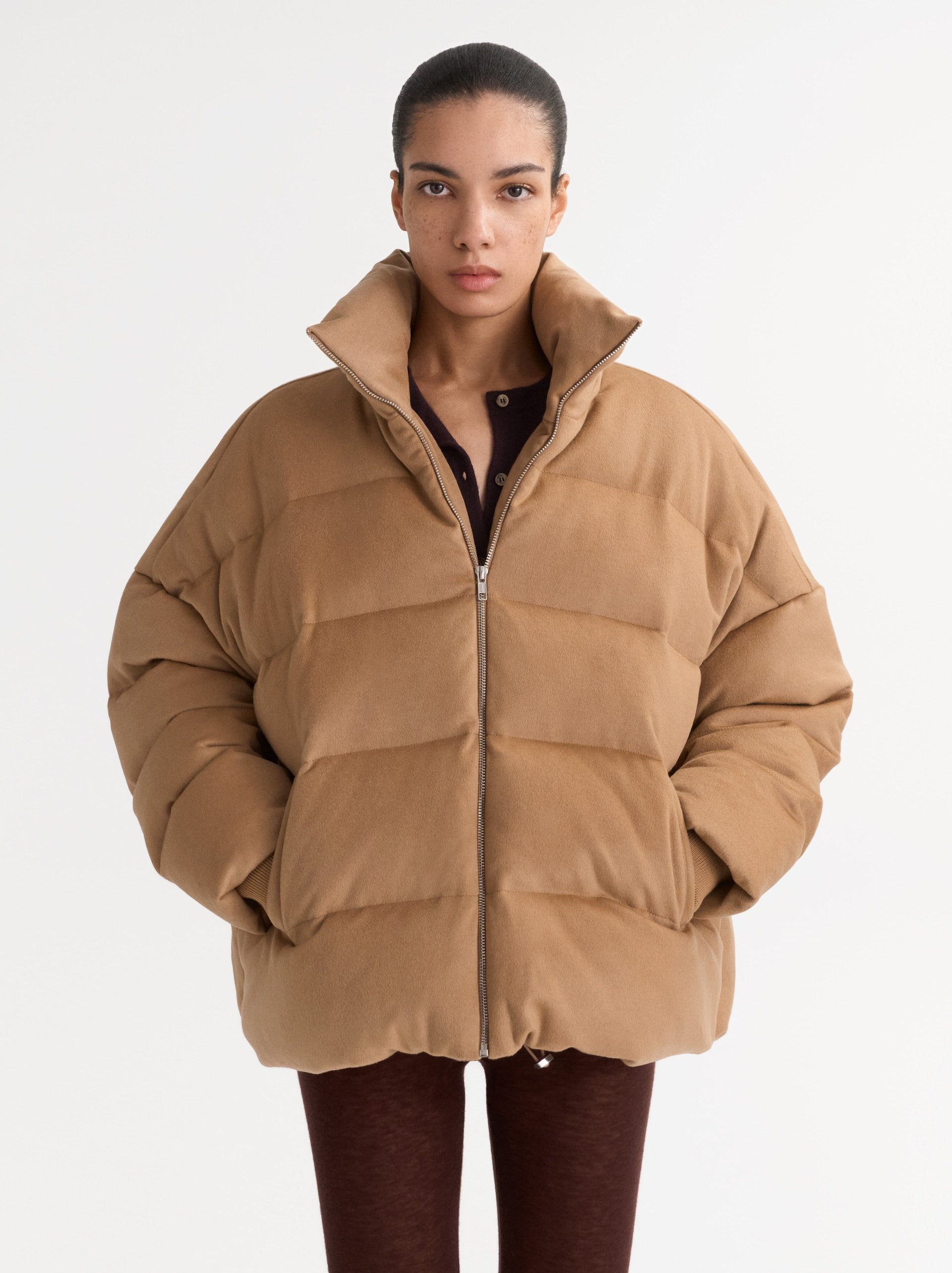 Soft Goat Puffer Jacket