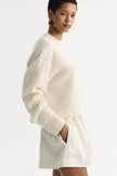 Soft Goat Cashmere Top in White