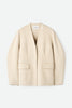 Soft Goat Blazer in Cream