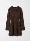 Soft Goat Brushed Mini Dress Mocha