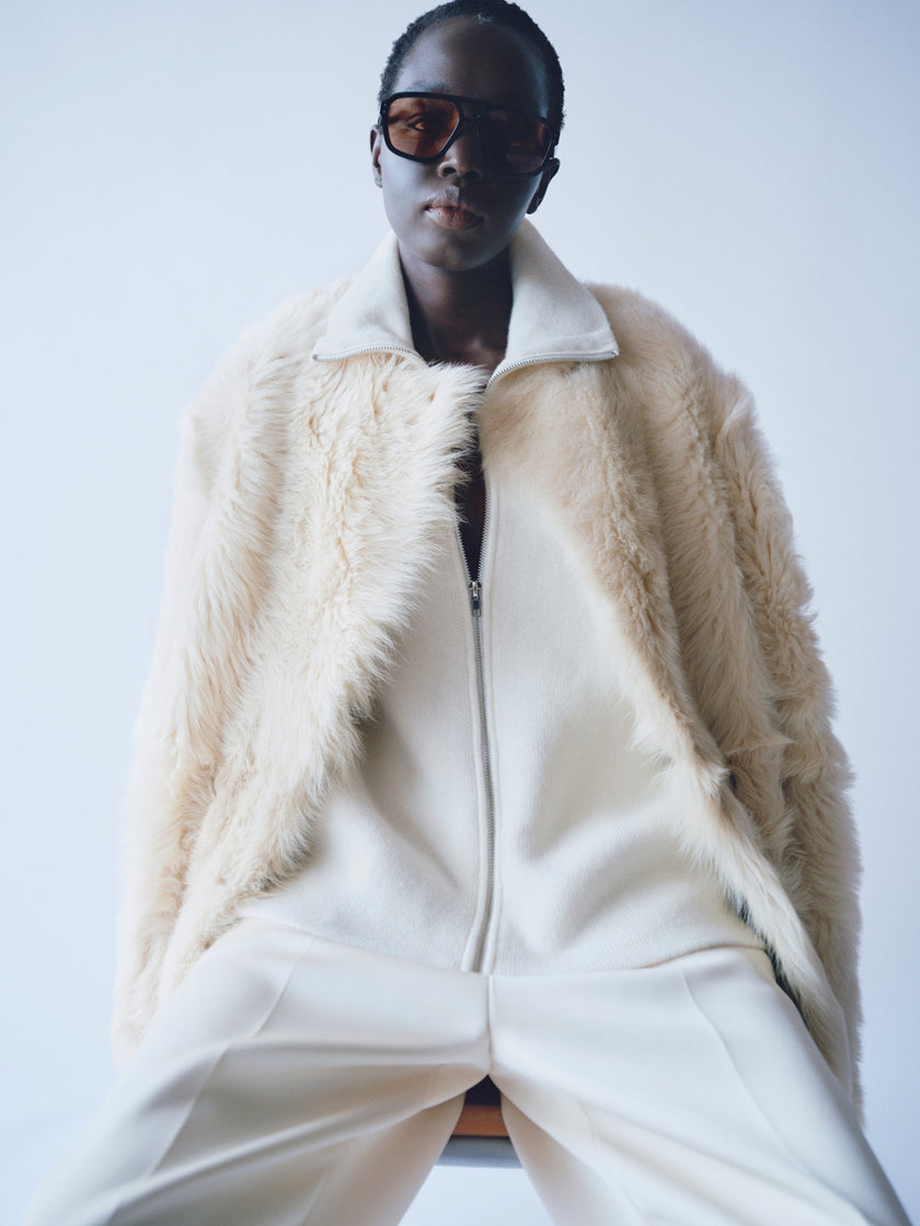 Soft Goat Shearling Jacket