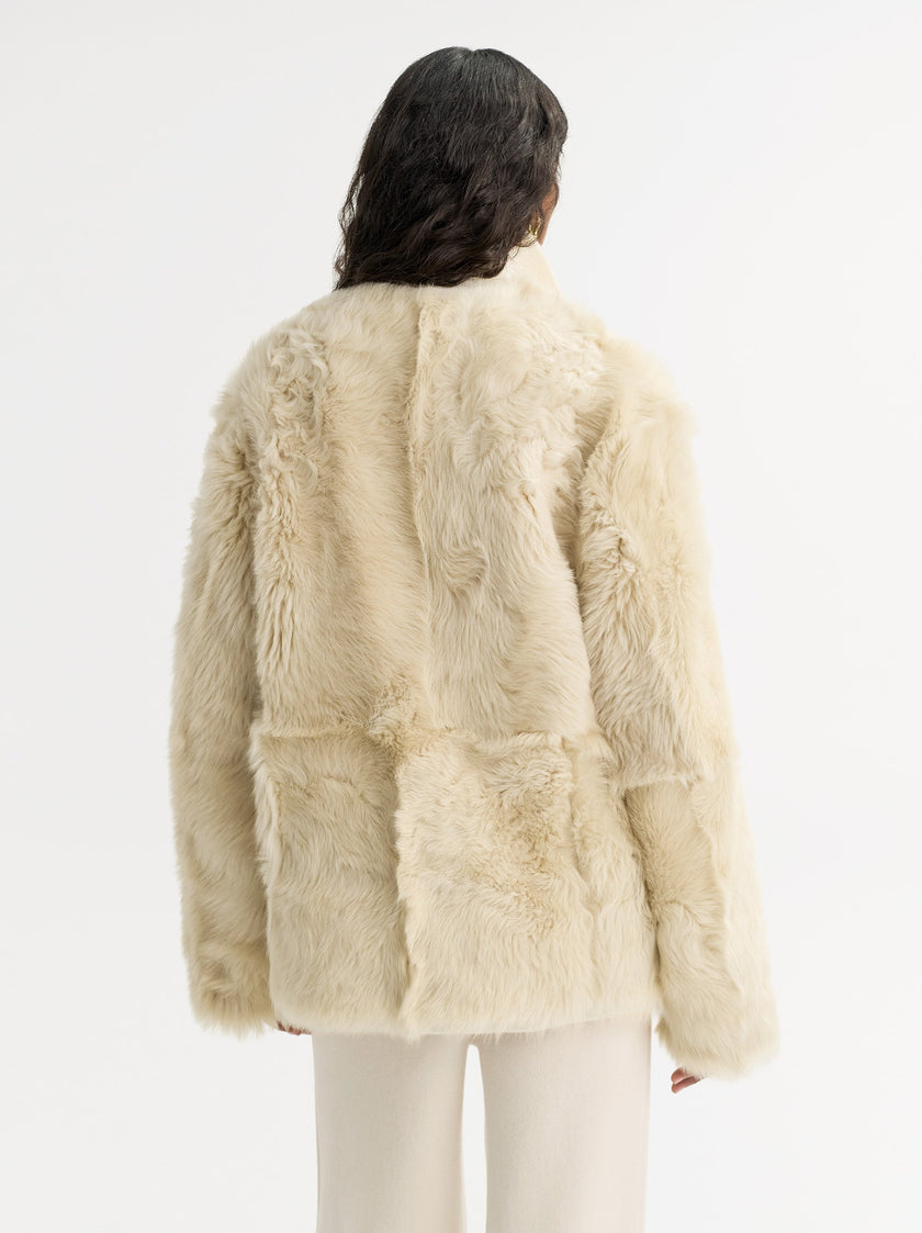 Soft Goat Shearling Jacket