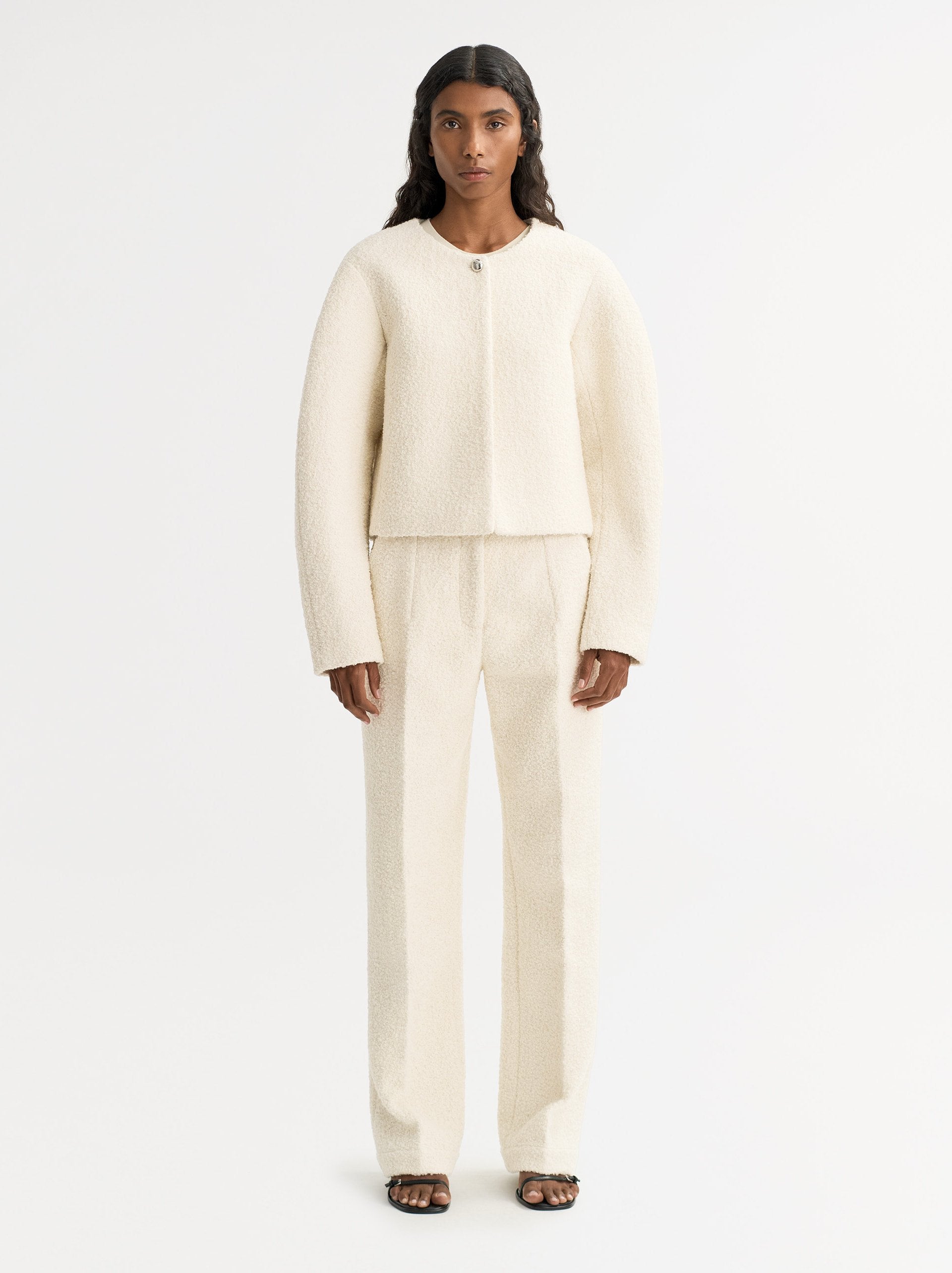 Soft Goat Boucle Blazer