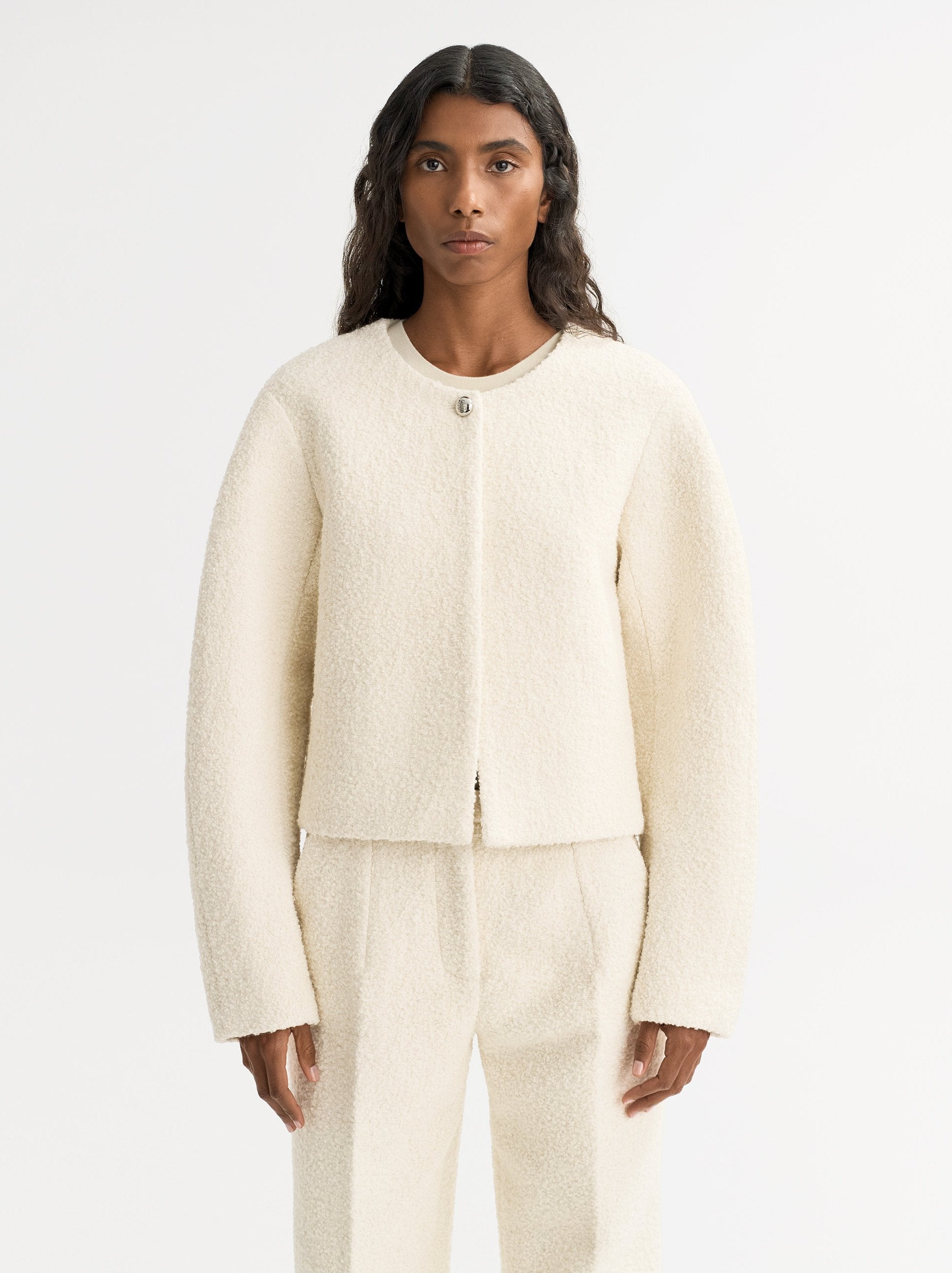 Soft Goat Boucle Blazer