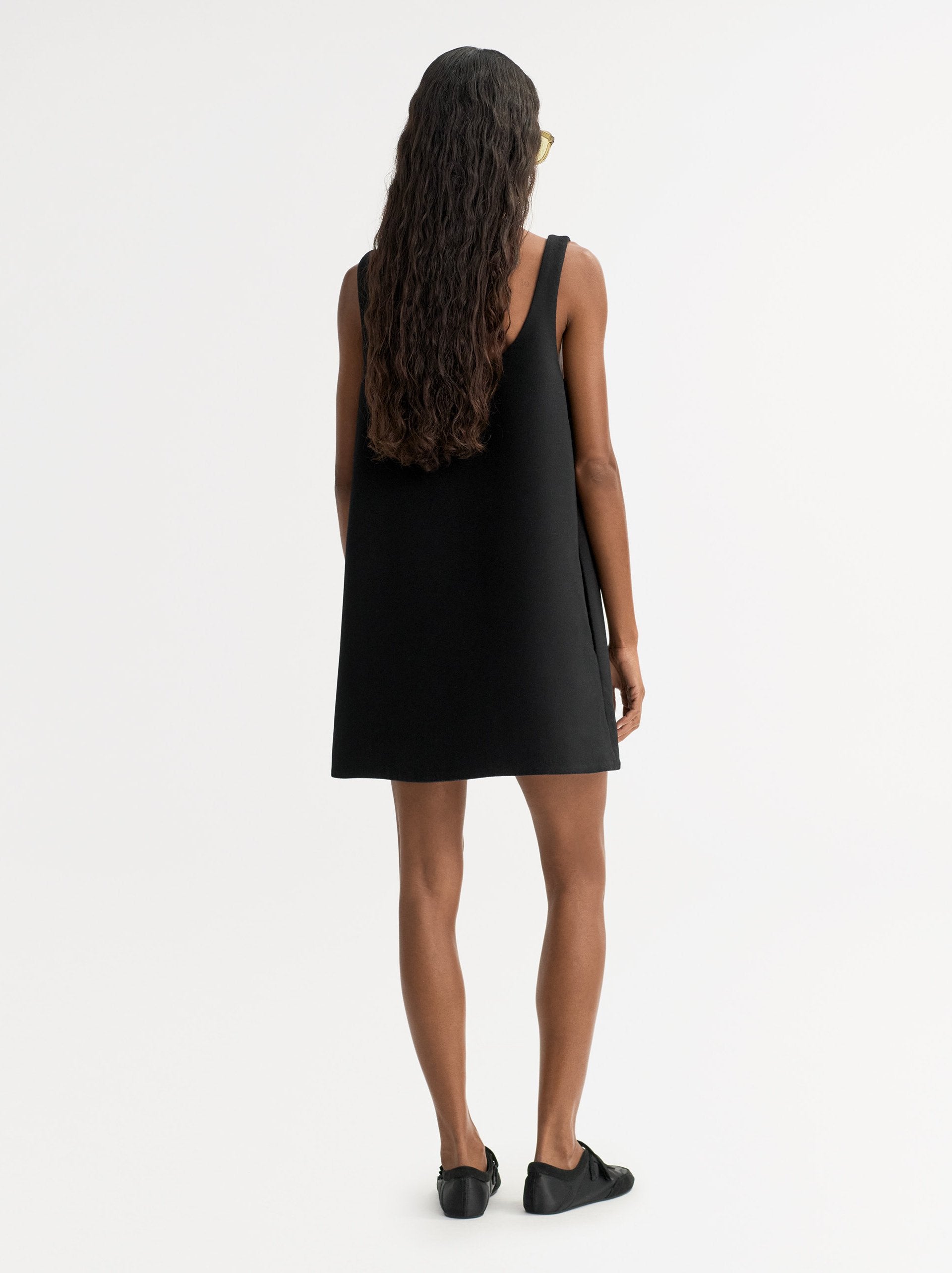 Soft Goat Woven Mini Dress