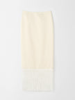 Soft Goat Fringe Skirt