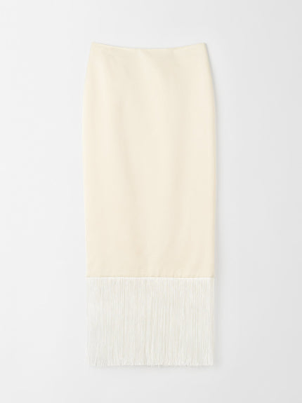 Soft Goat Fringe Skirt