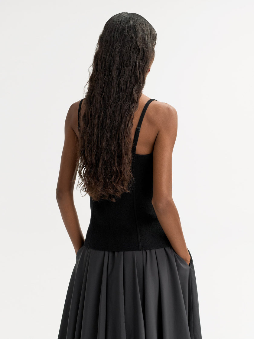 Soft Goat Double Knit Singlet