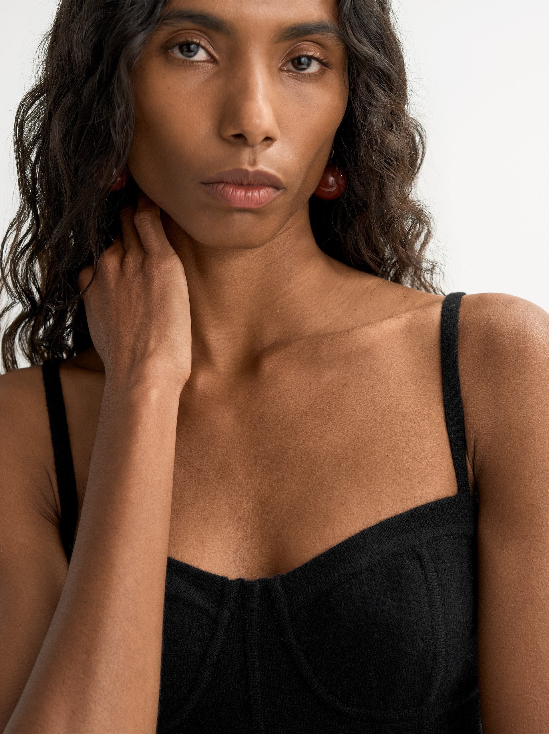 Soft Goat Double Knit Singlet