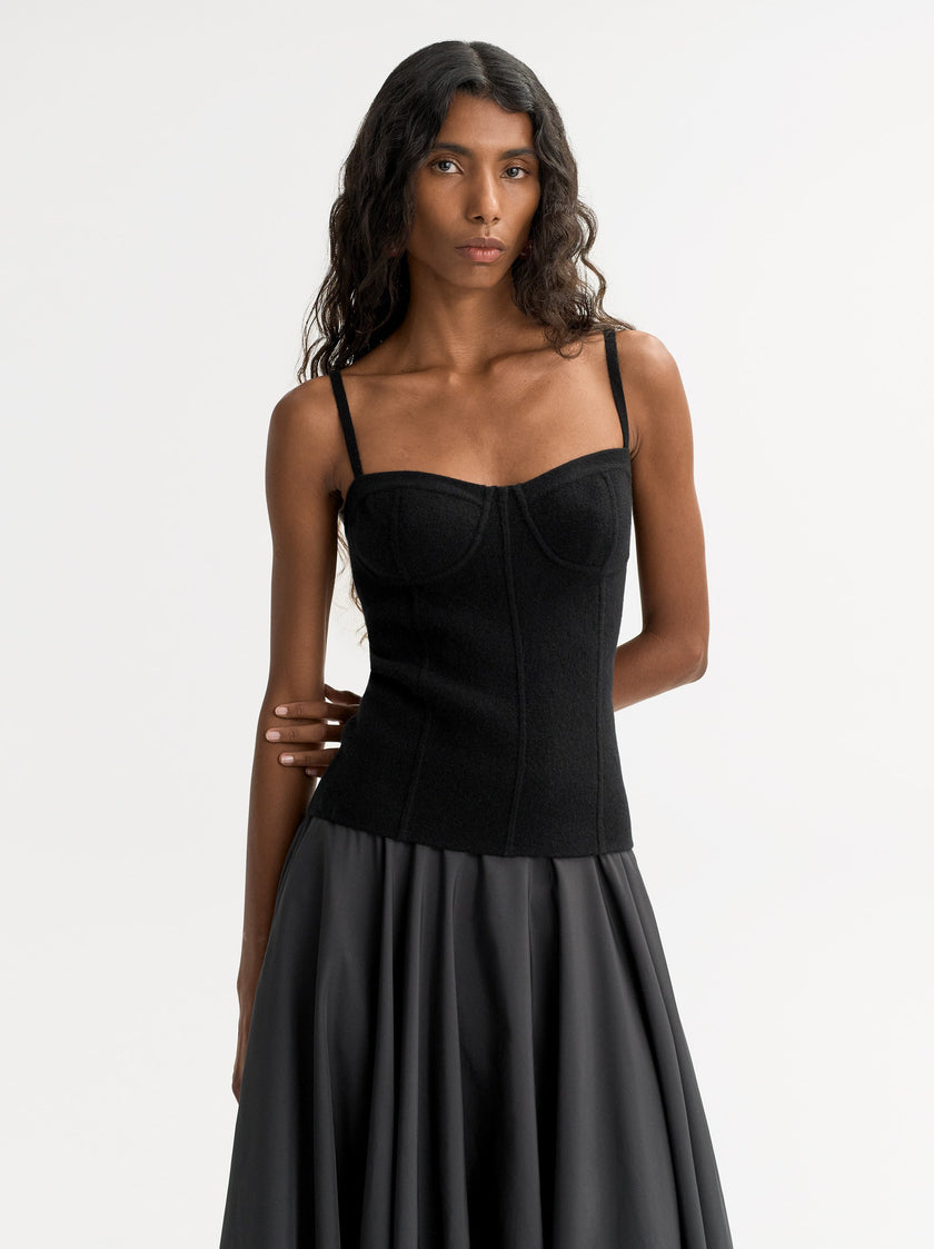 Soft Goat Double Knit Singlet