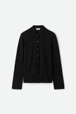Soft Goat Featherlight Shirt in Black