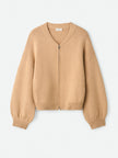 Soft Goat Bomber Cardigan