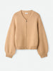 Soft Goat Bomber Cardigan