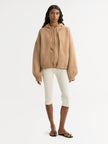 Soft Goat Bomber Cardigan