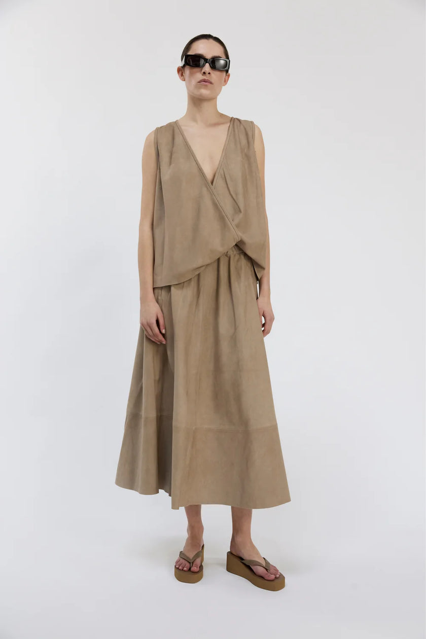 UTZON Nora Skirt in Cement