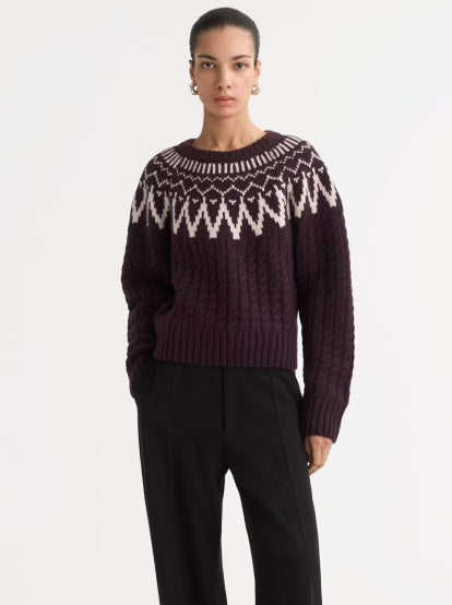 Soft Goat Fair Isle Sweater