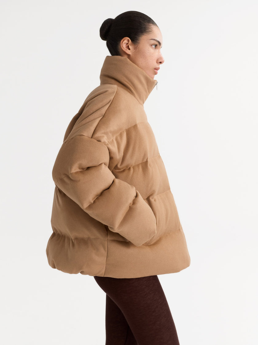 Soft Goat Puffer Jacket