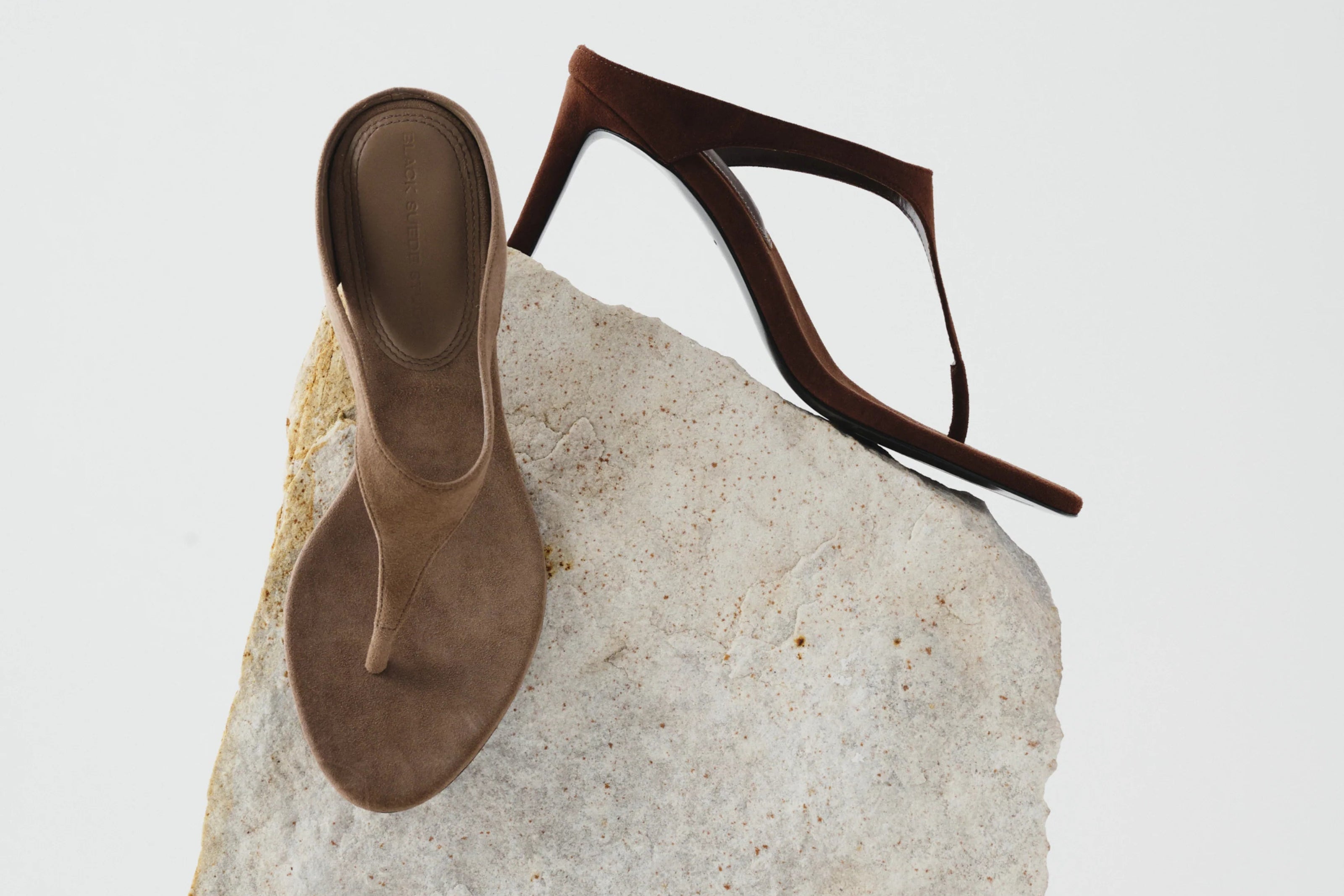 Black Suede Studio Laurel Mule