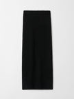 Soft Goat Boucle Skirt Black