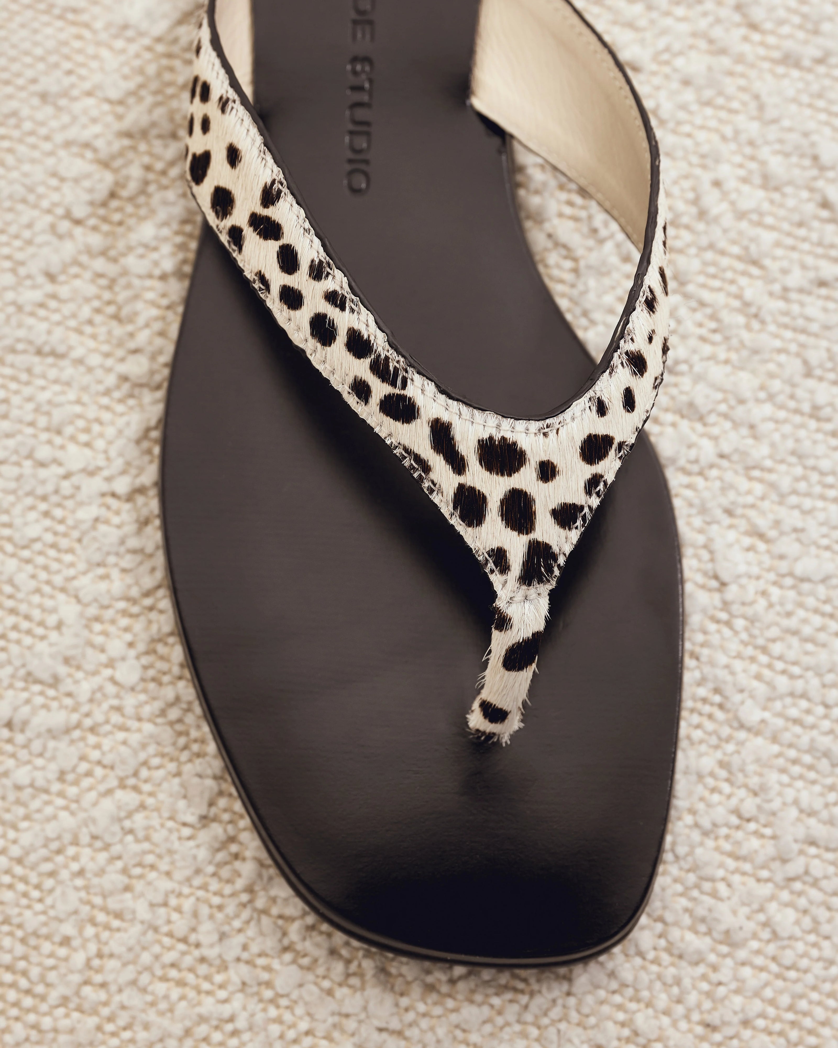 Black Suede Studio Bae Sandal