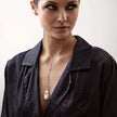 Joie DiGiovanni Diamond Studded Baroque Pearl Gold Lariat