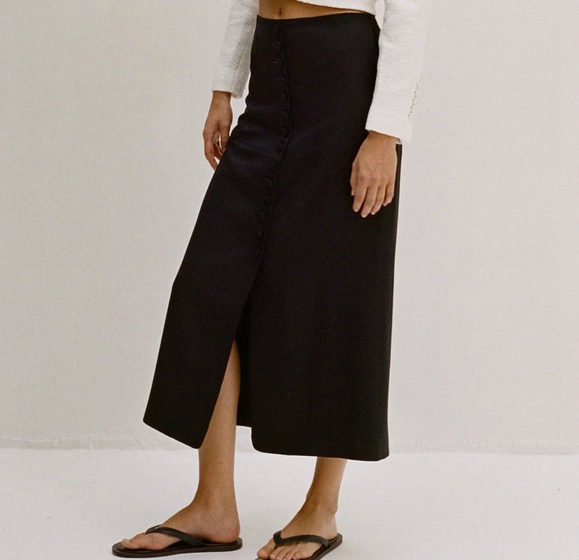 Liberowe Maha Satin Midi Skirt