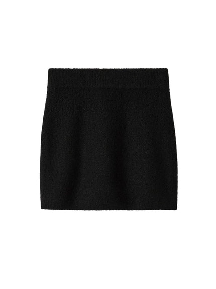 Soft Goat Boucle Mini Skirt