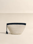 The Medium Zip Clutch in Handwoven Fique