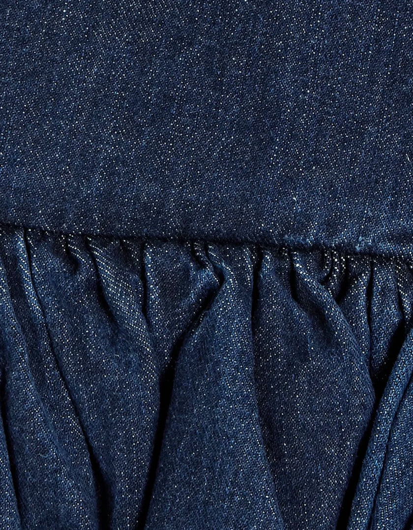 Liberowe Peplum Jacket in Denim