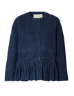 Liberowe Peplum Jacket in Denim
