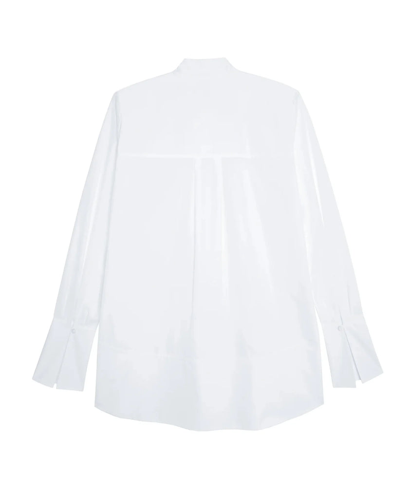 Liberowe Nehru Shirt in White