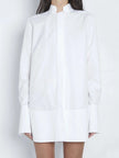 Liberowe Nehru Shirt in White