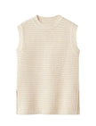 Soft Goat Vest in Beige