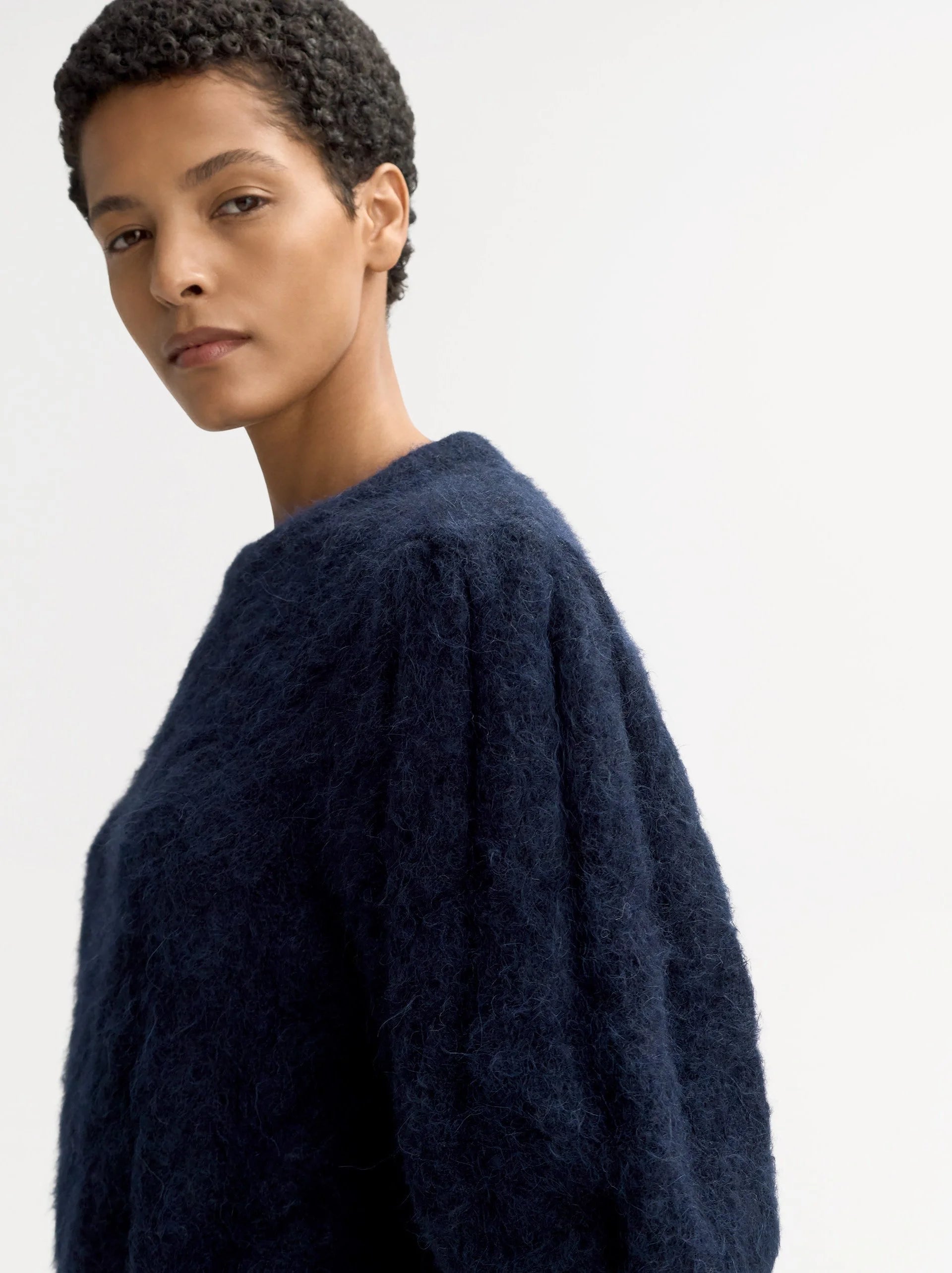 Soft Goat Cable Knit Top