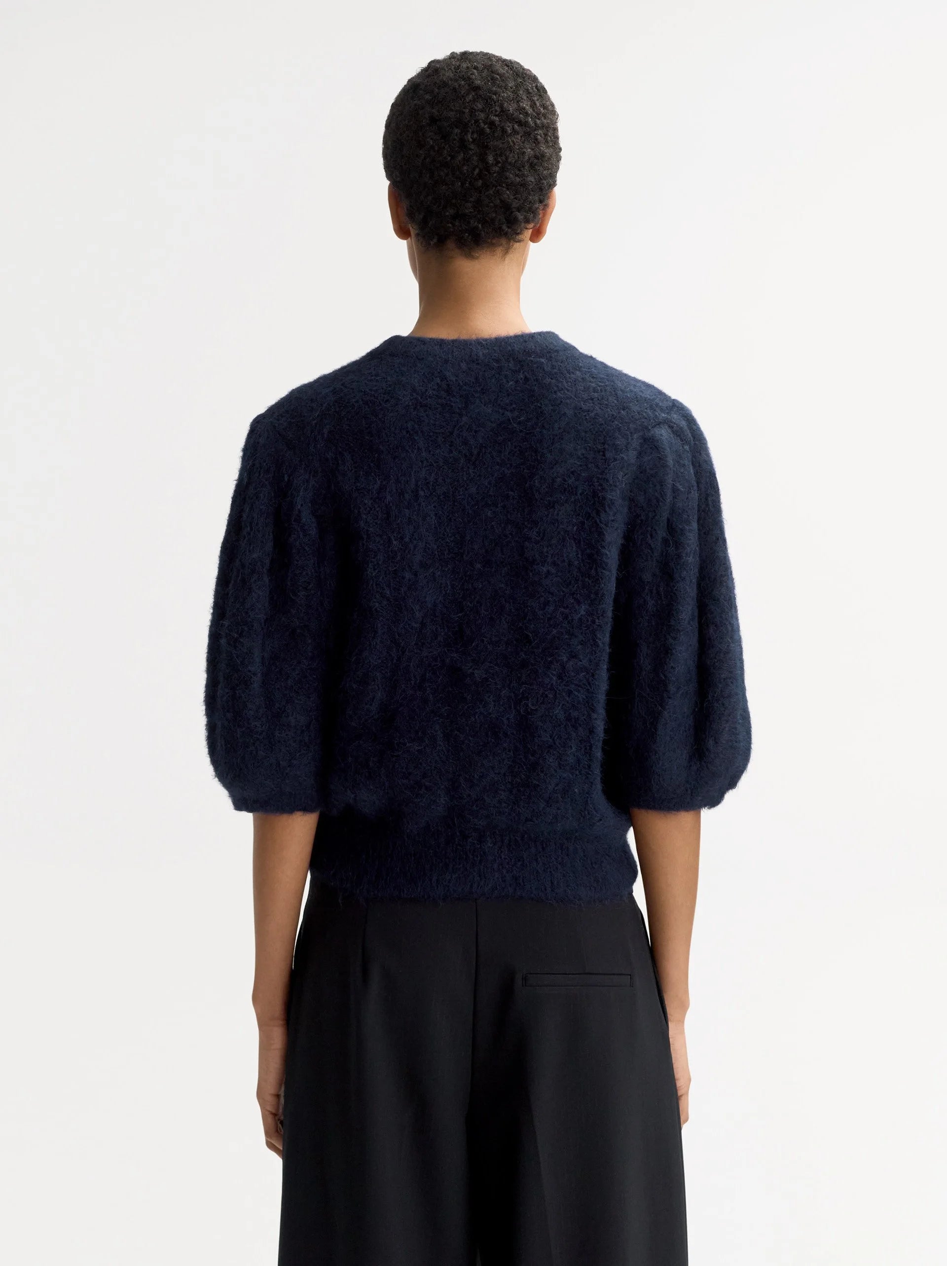 Soft Goat Cable Knit Top