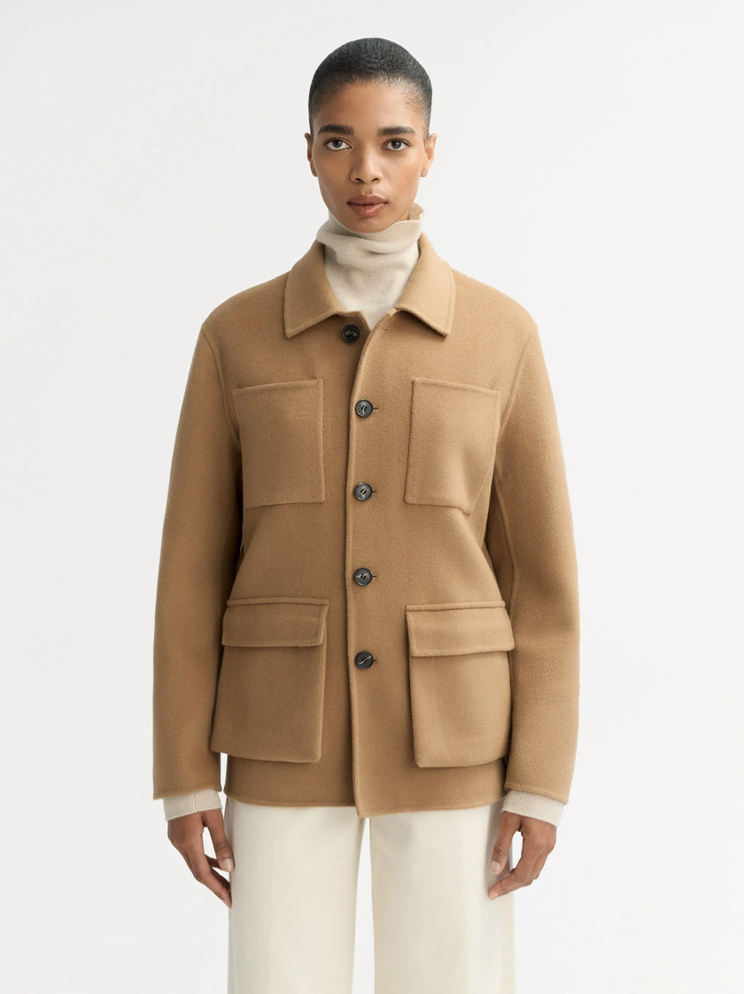 Soft Goat Signature Jacket Camel
