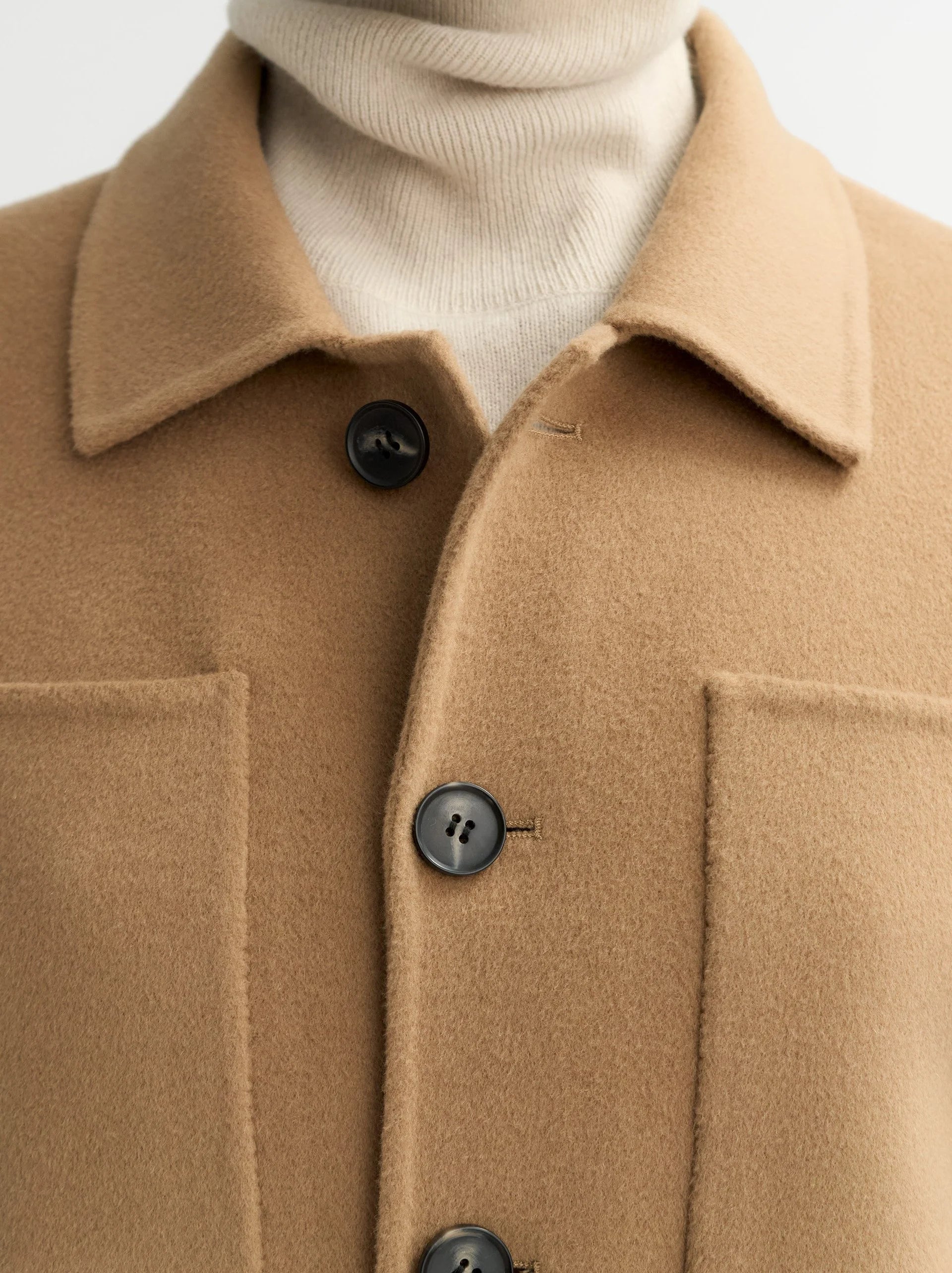Soft Goat Signature Jacket Camel