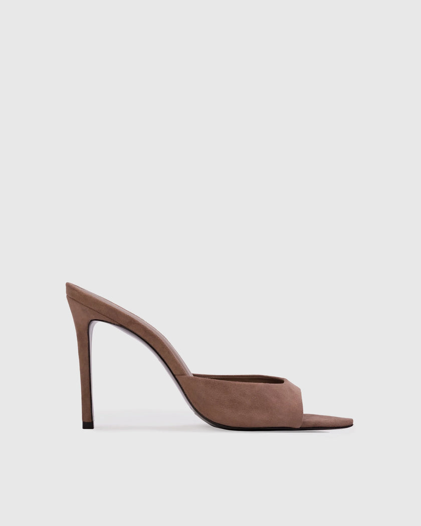 Black Suede Studio Brea Mule