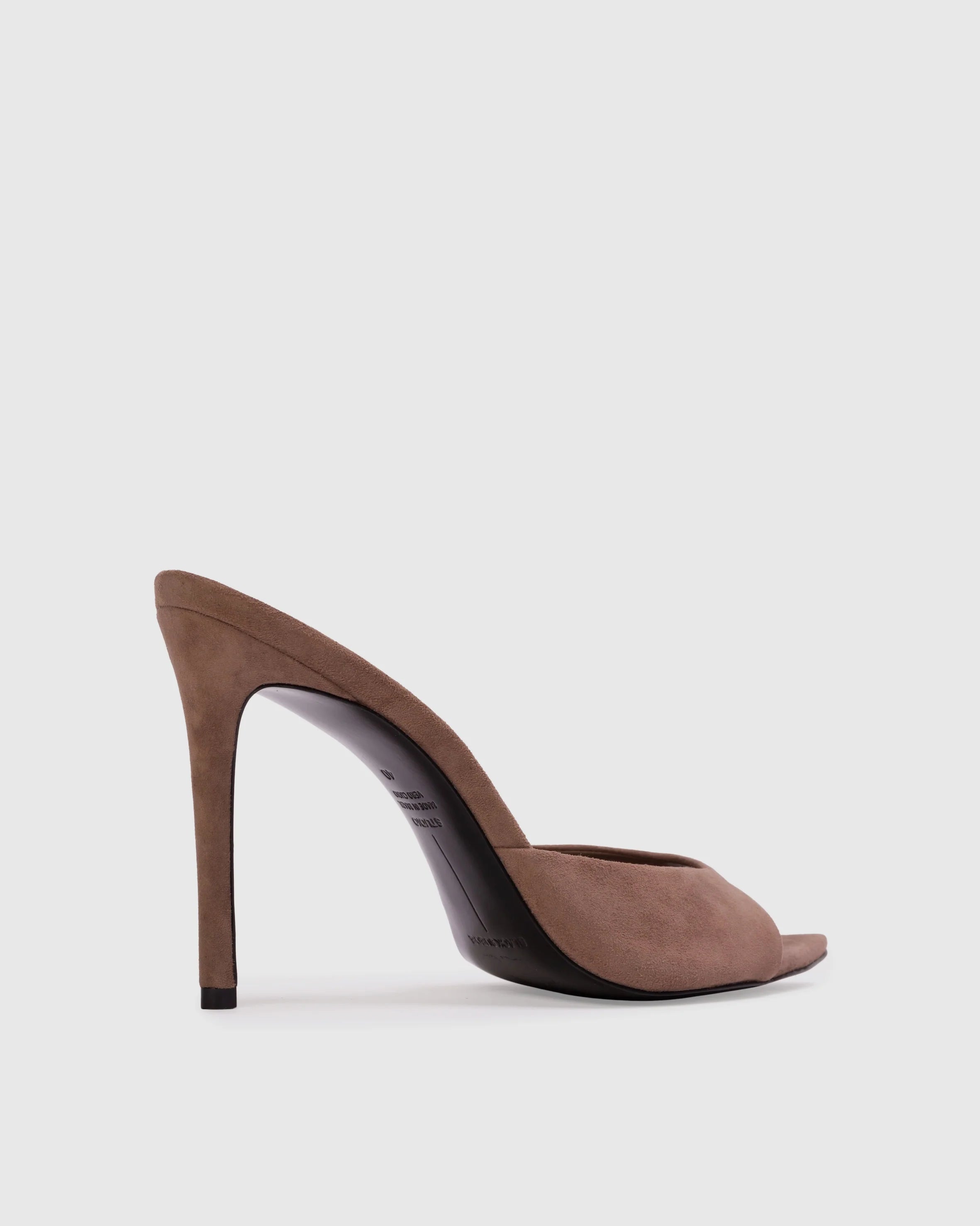 Black Suede Studio Brea Mule