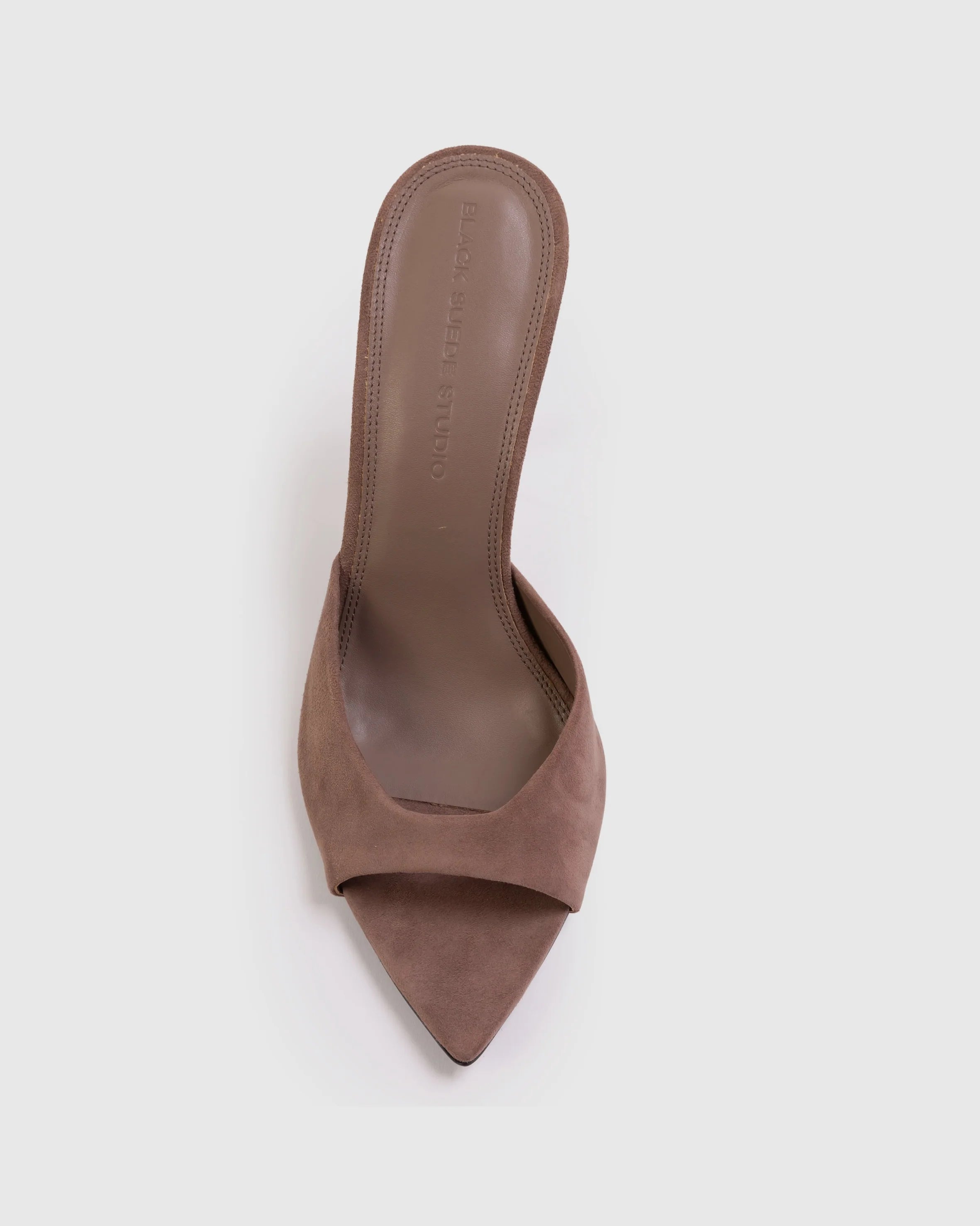 Black Suede Studio Brea Mule