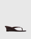 Black Suede Studio Easy Mule