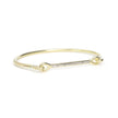 Tura Sugden Needle Eye Cuff - Diamond Baguettes