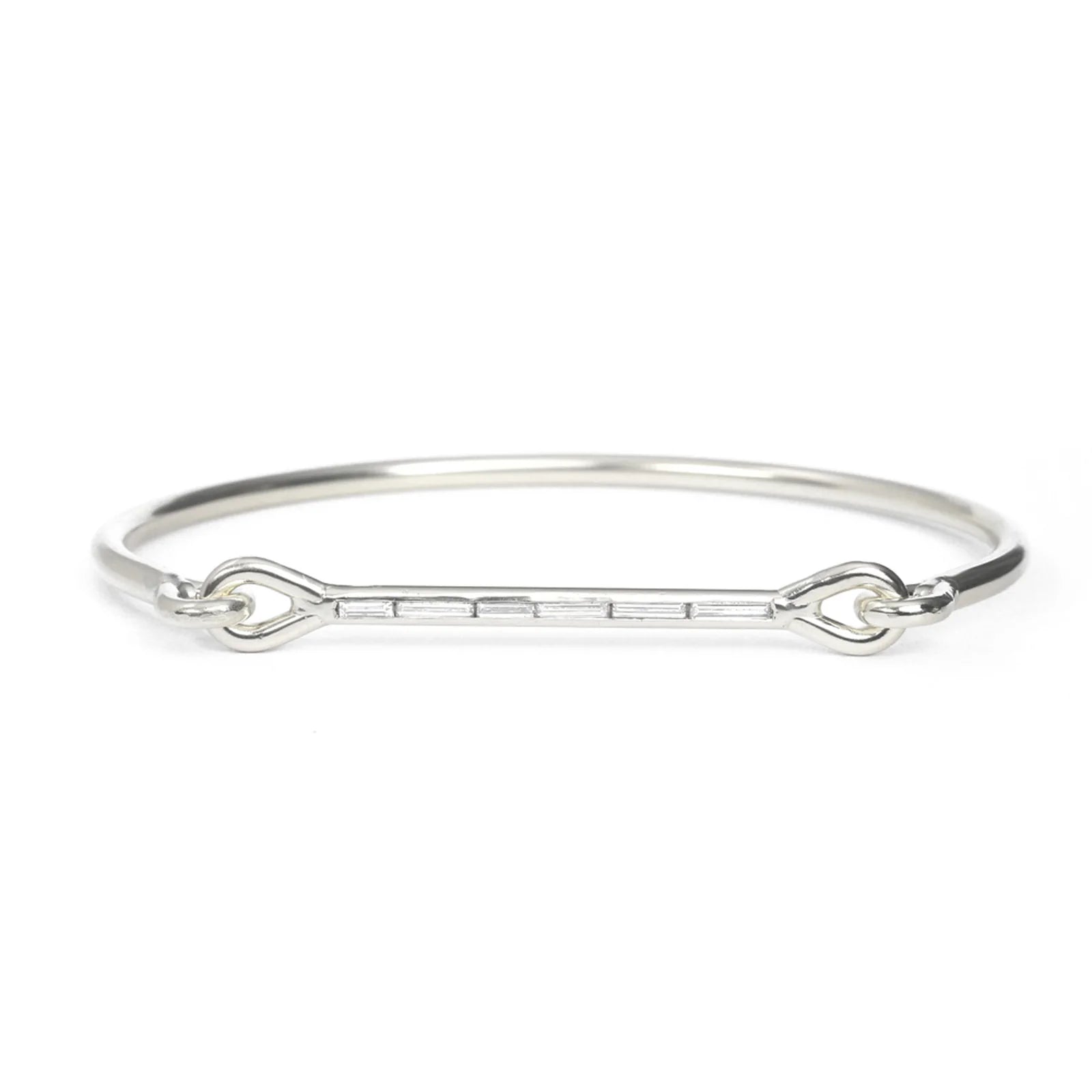Tura Sugden Needle Eye Cuff - Diamond Baguettes