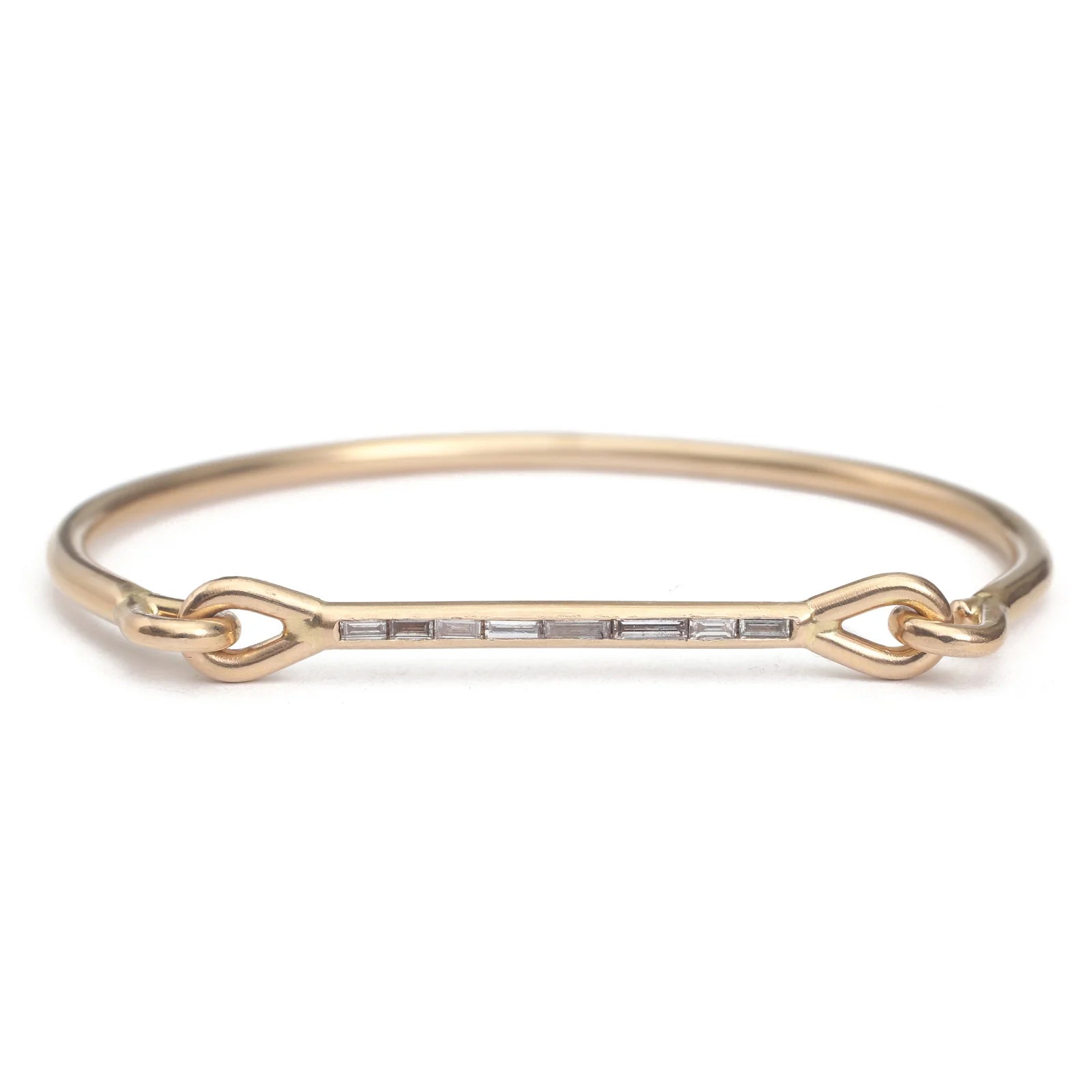 Tura Sugden Needle Eye Cuff - Diamond Baguettes