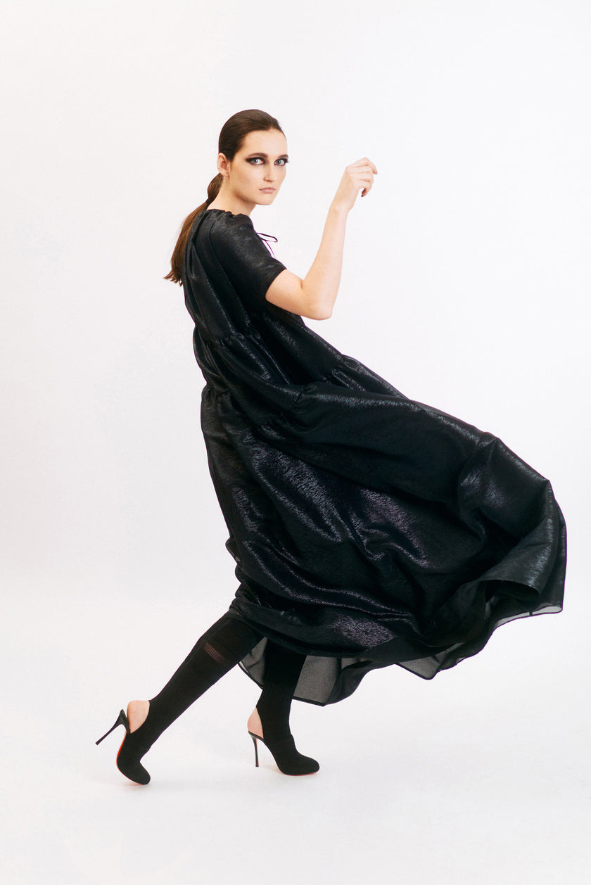 Martin Grant Silk Parachute Dress