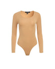 The Park Donna Bodysuit in Camel