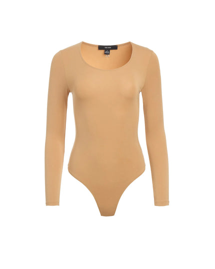 The Park Donna Bodysuit in Camel