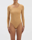 The Park Donna Bodysuit in Camel