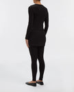The Park Heather Tee in Black